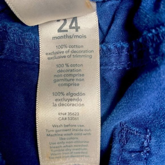 Garanimals Blue Short Sleeve T-Shirt & Carter’s 100% Cotton Slacks Size 24 M - Picture 9 of 10